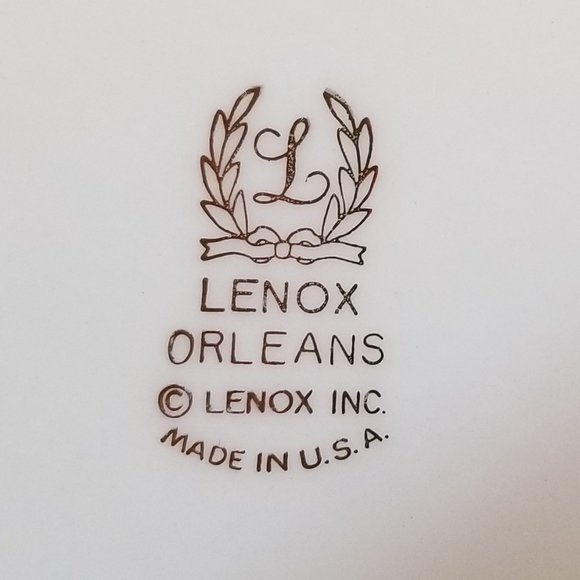 4 Lenox Orleans Dinner Plates ***Beautiful*** - Picture 6 of 6